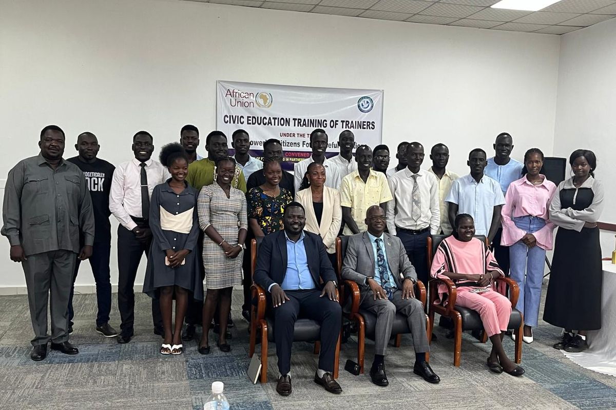Training of trainers cohort, Juba